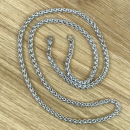 Zopfkette 4 mm, Edelstahl, 60 cm