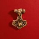 Thorshammer Amulett "Hjalmvargr" Bronze