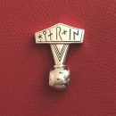 Thorshammer Amulett "Lolland-Runen" schwer, zweiseitig, Silber