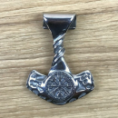 Thorshammer Amulett "Skalli", Edelstahl