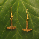 Ohrhänger Mjöllnir Romersdal, Bronze